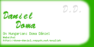 daniel doma business card